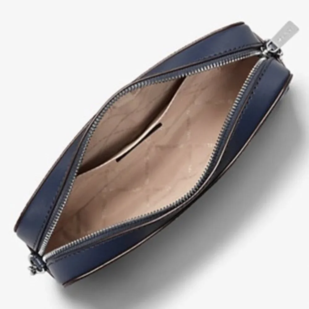 MICHAEL KORS Jet Set Large Polka Dot Signature Logo Crossbody Bag NWT - Picture 4 of 8